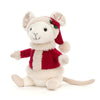 Jellycat bamse, Merry mus - 18 cm