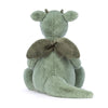 Jellycat bamse, Bashful drage, virkelig stor - 67 cm