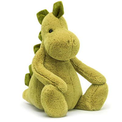 Jellycat bamse, Bashful dino, virkelig stor - 67 cm