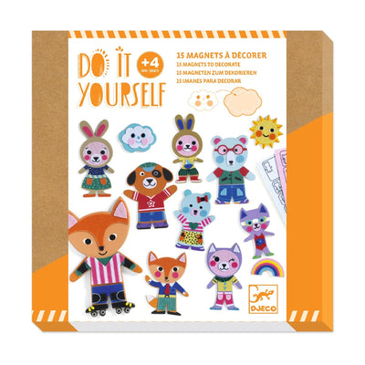 Djeco DIY Magneter, Funky familie