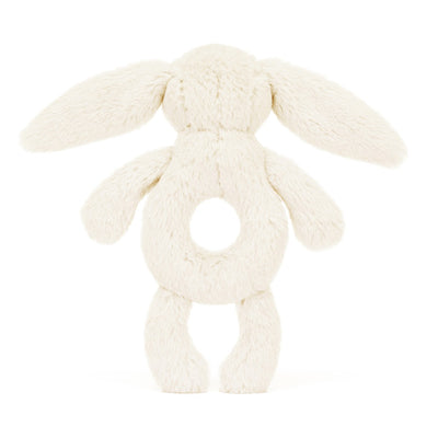 Baby Jellycat ring rangle, Kanin, cream - 15 cm