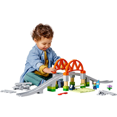 LEGO ® Duplo togbro og spor