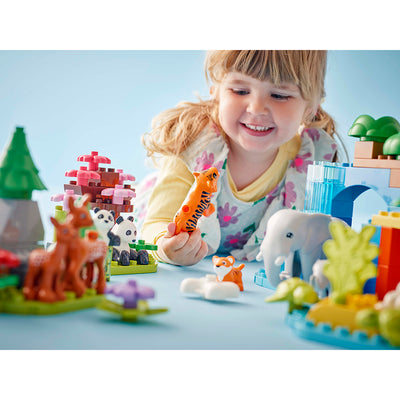 LEGO® DUPLO® Town, 3-i-1 vilde dyrefamilier