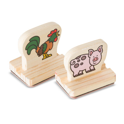 Melissa & Doug Mit første stempelsæt, Bondegårdsdyr