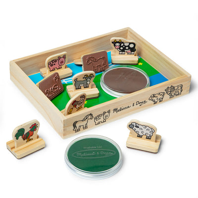 Melissa & Doug Mit første stempelsæt, Bondegårdsdyr