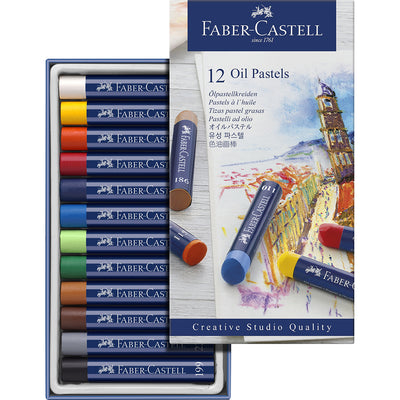 Faber-Castell 12 Olie pastel farver