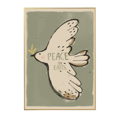 Studio Loco børneplakat, Peace bird - 50 x 70 cm