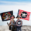 Liontouch Piratflag, Captain cross flag -  70 x 100 cm