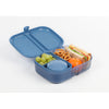 Sistema Bento Cube To Go, madkasse m 5 rum og en beholder - Mountain blue