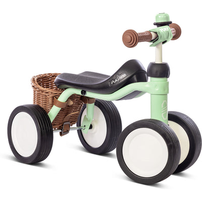 Puky Pukylino Bundle, Min første cykel, balancetræner m ringeklokke og cykelkurv - fra 1 år - Pastel green