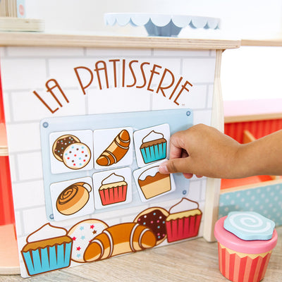 Melissa & Doug Legemad i træ, Bagerbutik, La Patisserie  - 39 dele