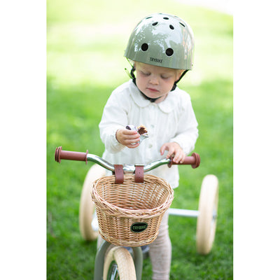 Trybike trehjulet løbecykel, vintage green m. retro look