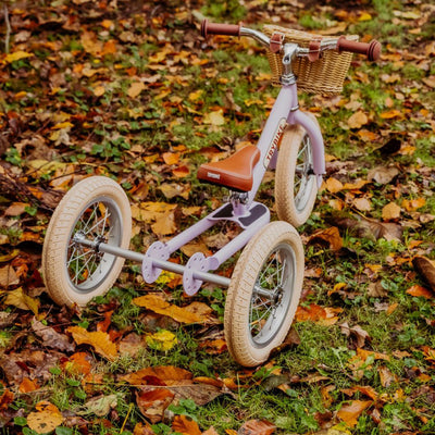 Trybike trehjulet løbecykel, vintage purple m. retro look