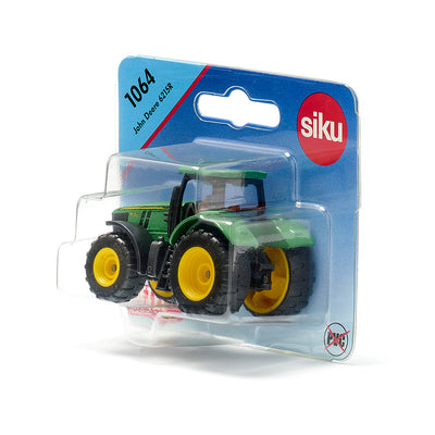 Siku John Deere 6250R traktor, 6.8 x 3.5 cm