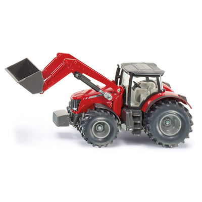 Siku Massey Ferguson traktor m. frontlæsser, 1:50