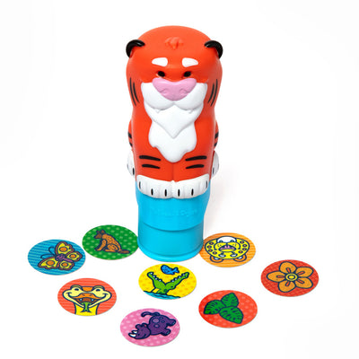 Melissa & Doug Wow! Activity pad, Stempel-selv klistermærker - Tiger