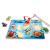 Melissa & Doug Magnetisk træpuslespil med fiskestang, 10 brikker