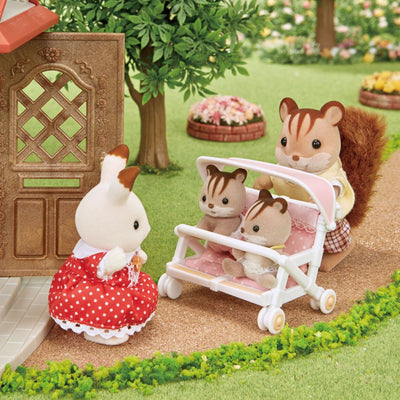 Sylvanian Families Tvillinge klapvogn