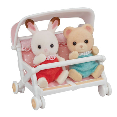 Sylvanian Families Tvillinge klapvogn