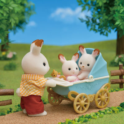 Sylvanian Families, Tvillingerne chokolade kanin sæt m. tilbehør