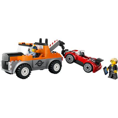 LEGO® City Great Vehicles, Kranvogn og sportsvognsreparation