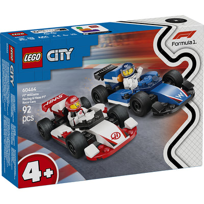 LEGO® City Project Alicia 2025, F1® Williams Racing og Haas F1®-racerbiler