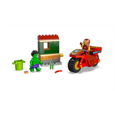 LEGO® Marvel Super Heroes, Iron Man med motorcykel og Hulk