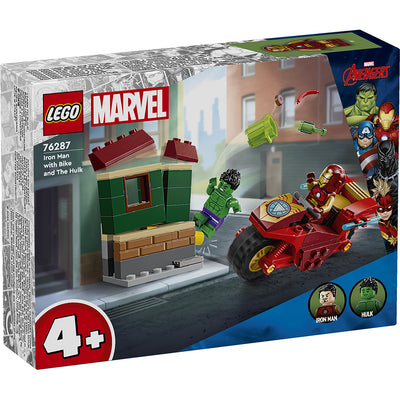 LEGO® Marvel Super Heroes, Iron Man med motorcykel og Hulk