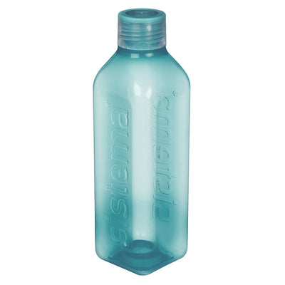 Sistema drikkedunk, Square bottle, 1 L - Teal stone