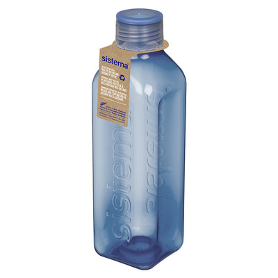 Sistema drikkedunk, Square bottle, 1 L - Mountain blue