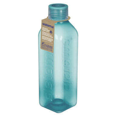 Sistema drikkedunk, Square bottle, 1 L - Teal stone