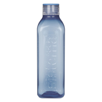 Sistema drikkedunk, Square bottle, 1 L - Mountain blue