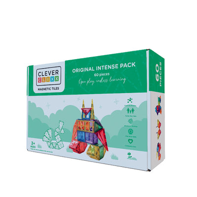 Cleverclixx Magnetisk byggeleg, Original Intense Pack - 60 dele