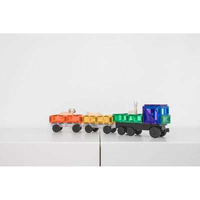 Connetix magnetisk byggesæt, Transport Pack, 50 dele - Rainbow