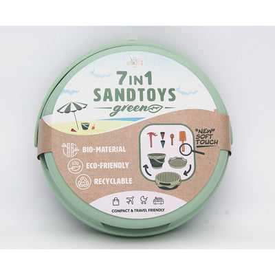 Compactoys BIO sandlegtøj, 7-i-én- Green