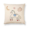 ferm Living pude, broderet, Naive - Horse