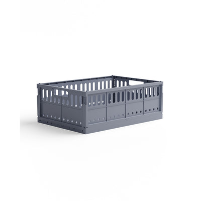 Made Crate, foldekasse maxi - Blue grey