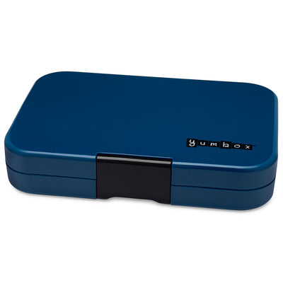 Yumbox XL madkasse m. 4 rum, Tapas - Monte Carlo blue/ Race cars