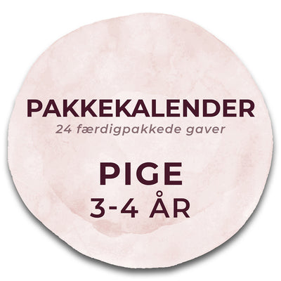 Færdig pakkekalender, Pige 3-4 år