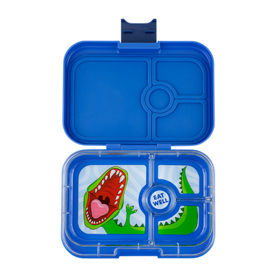 Yumbox madkasse m. 4 rum, Panino, Dino - Surf Blue