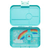 Yumbox XL madkasse m. 4 rum, Tapas - Antibes Blue/ Rainbow