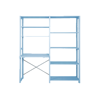 By Aulum Agger Large Stigereol m. skrivebord, H: 198 x B: 163 cm - Himalayan Blue