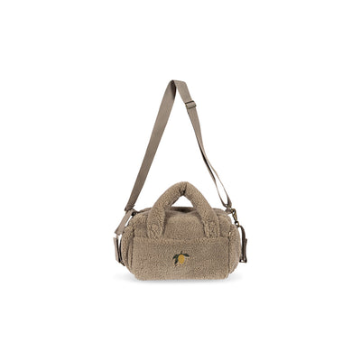 Konges Sløjd Pusletaske, All you need mini bag - Silver beige teddy