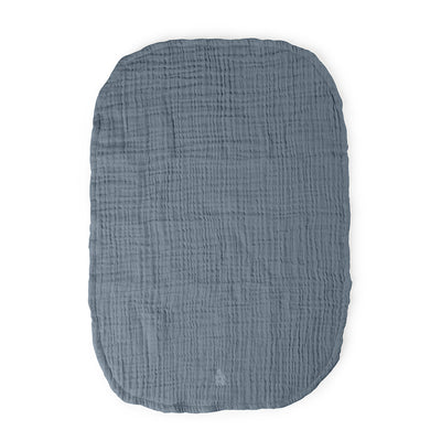 Sebra Pusleunderlag 6-lag, 2 stk. - Muslin blue