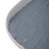 Sebra Pusleunderlag 6-lag, 2 stk. - Muslin blue