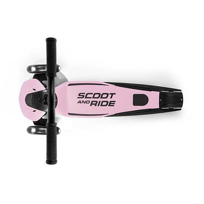 Scoot and Ride Highway Kick 5, løbehjul - LED Rose