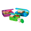 Sistema Bento Lunch madkasse m 5 rum og en beholder, pink